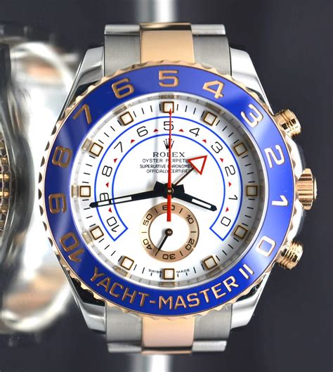 rolex ym2 rose gold|Rolex yacht master ii dial.